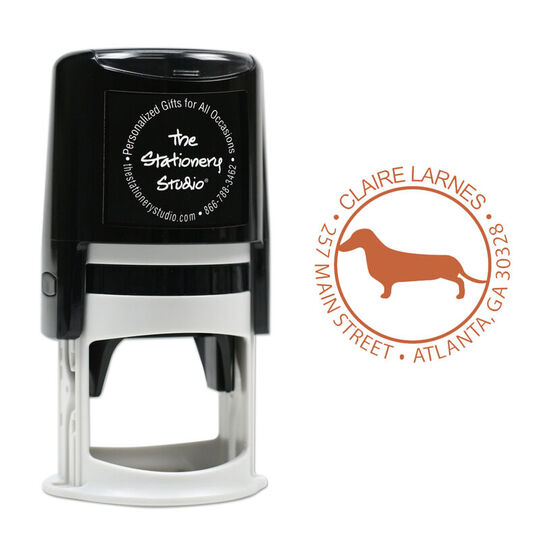 Dachshund Self Inking Stamper